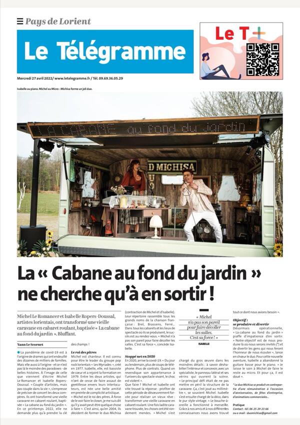 La Cabane au Fond du Jardin